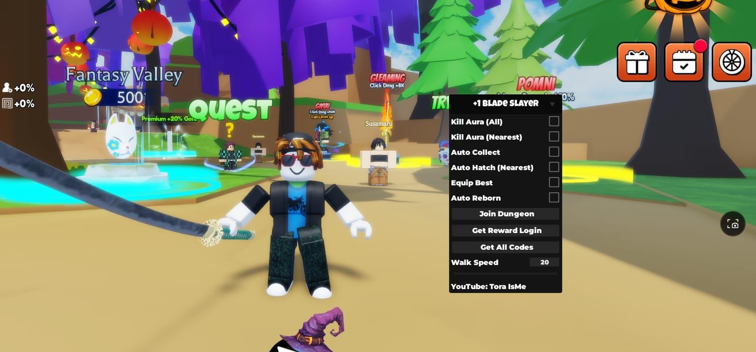 Blade Slayer: Kill Aura, Equip Best, Auto Collect Script