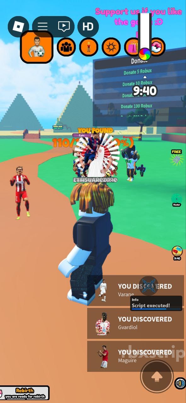 Find the Footballers: Instant Script