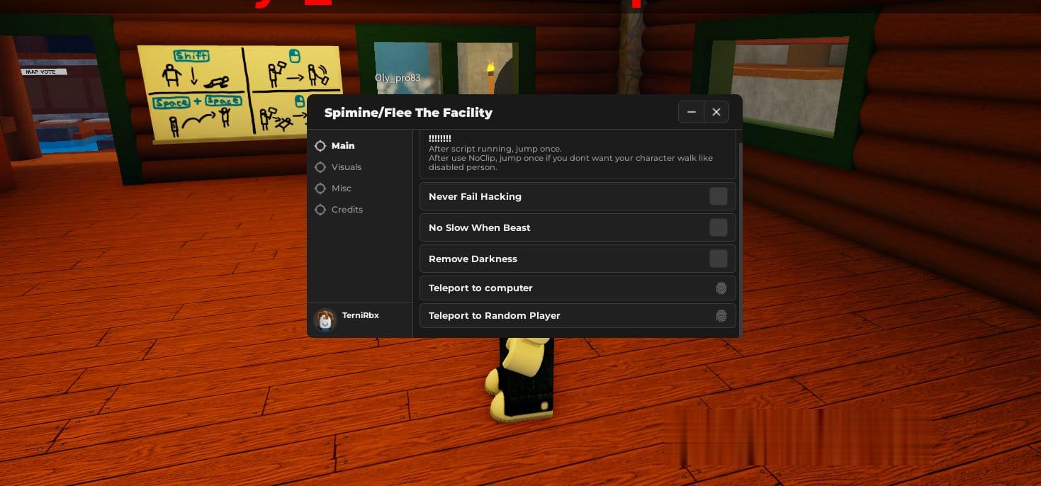 Flee The Facility: Teleports, Esp