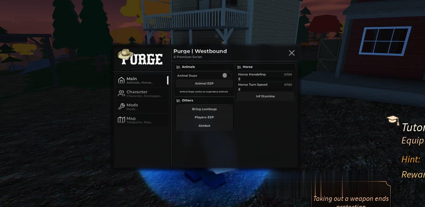 Westbound: Inf Stamina, Aimbot, Esp