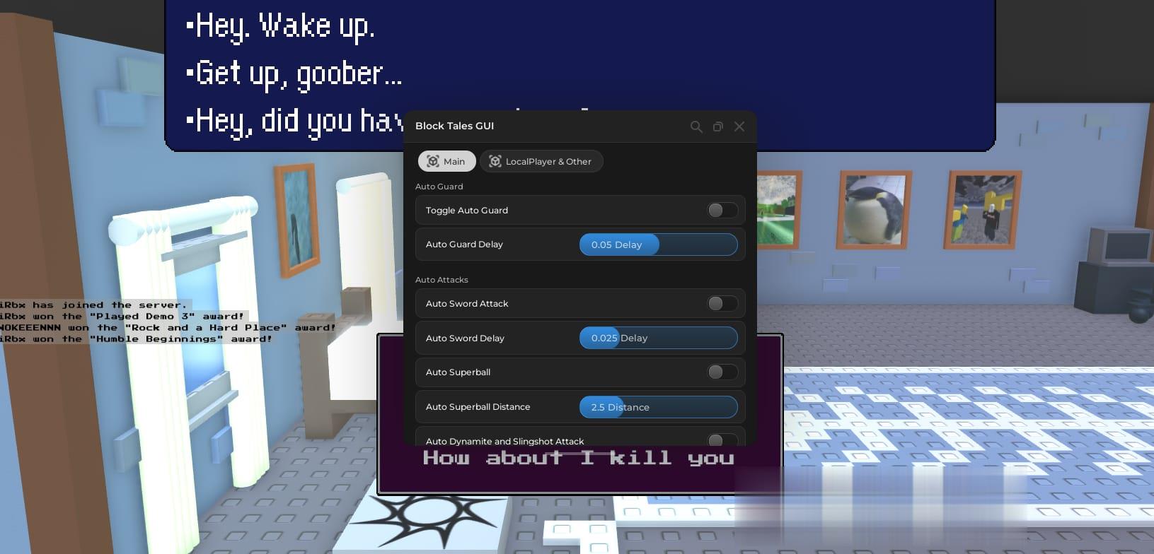 Block Tales: Admin Commands Script