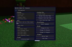 Build A Boat For Treasure: Auto Farm, Teleport Farm, Fast Farm Script