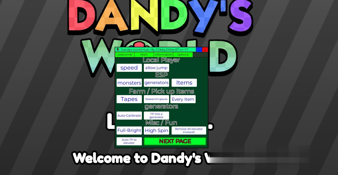 Dandys World: Admin Commands