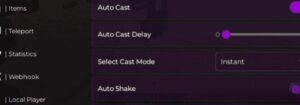 Fisch: Auto Cast, Auto Shake, Teleport Script