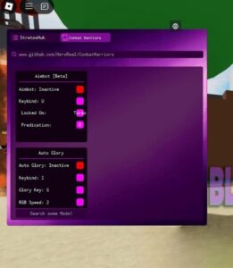 Combat Warriors: Aimbot, Auto Glory Script