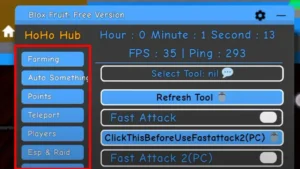 HoHo Hub Blox Fruits Mobile Script