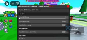 Youtuber Tycoon: Auto Farm, Auto Buy, Kill Farm