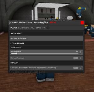 Shrimp Game: WalkSpeed, BypassAntiCheat