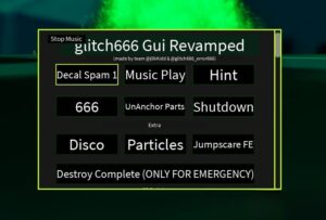 Universal: Crash Server, Music Play, JumpScare Script