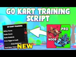 Go Kart Training: Auto Win, Auto Train, Auto Rebirth Script