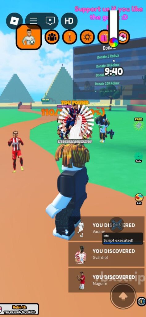 Find the Footballers: Instant Script