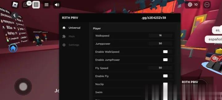 Total Roblox Drama: Noclip, Fly, Swim Mobile Script