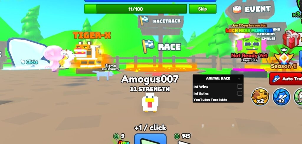 Animal Race: Infinite Spins, Infinite Wins Script