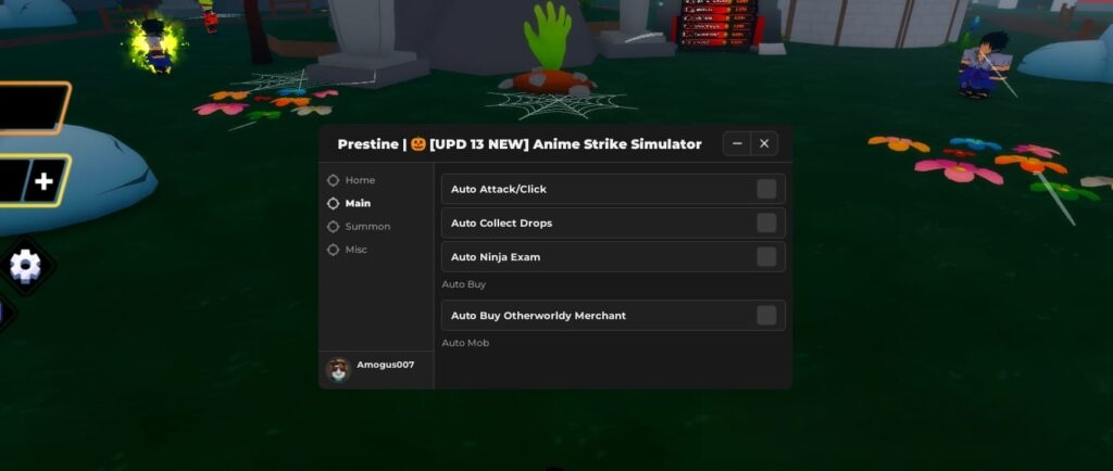 Anime Strike Simulator: Auto Buy, Auto Collect Drops, Auto Attack Script