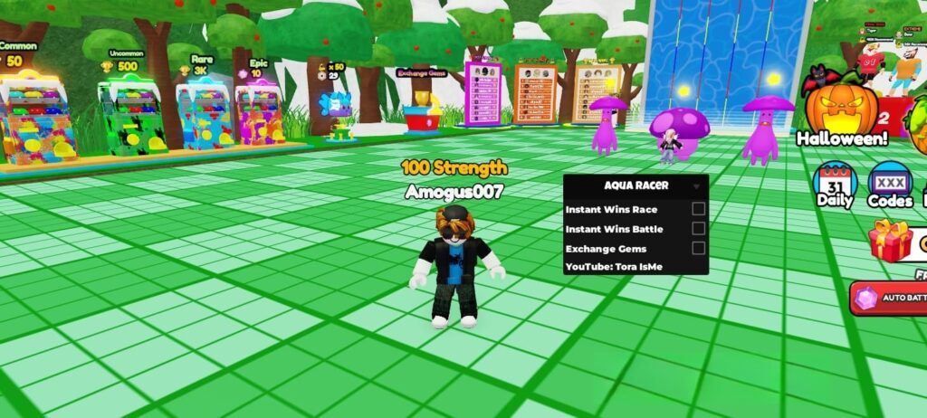 Aqua Racer: Instant Wins Race, Instant Wins Battle, Exchange Gems Script