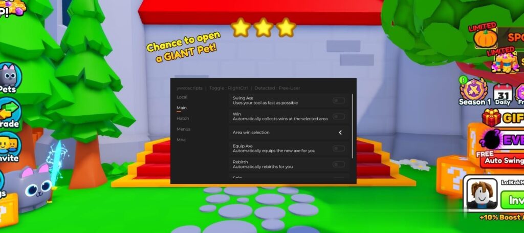 Build a Boat Simulator: Auto Farm, Auto Egg, Auto Rebirth Script