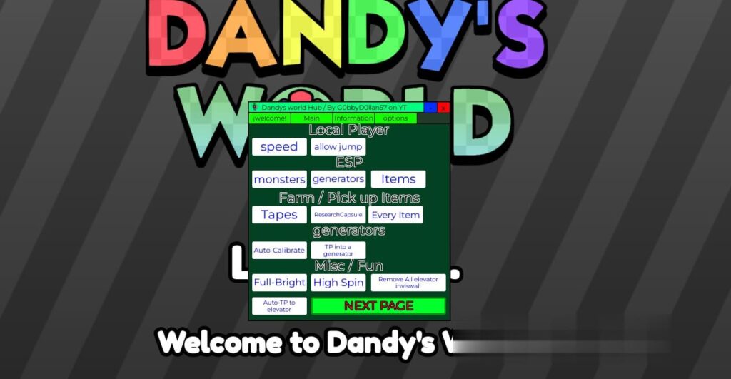 Dandys World: Admin Commands