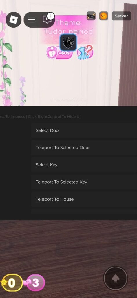 Dress to Impress: Sellect Door, Tp to house Script