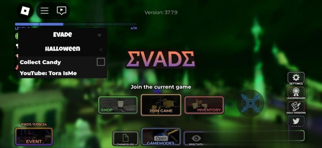 Evade: Collect Candy Script