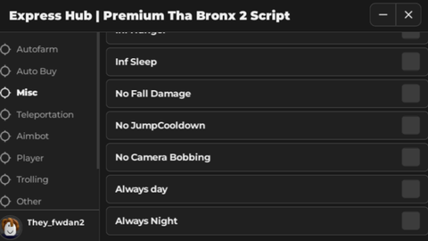 Express Hub Free Script Autofarm Aimbot Hitbox Expander Script
