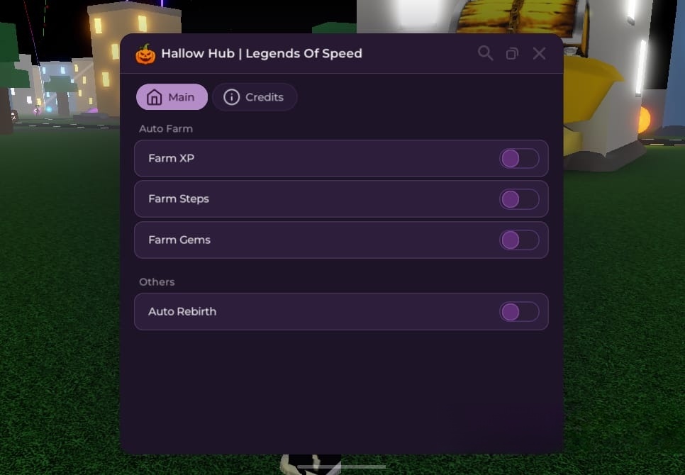 Legends Of Speed: Farm Xp, Farm Steps, Auto Farm