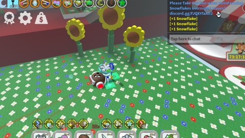 overnight auto farm snowflakes script