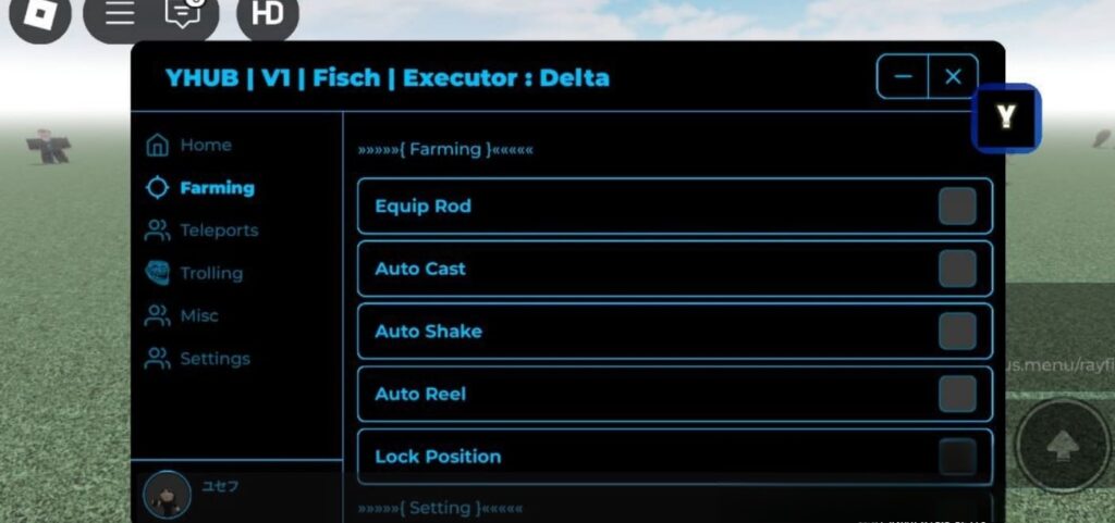 Fisch: Auto rod, Auto cast, Auto Shake Script