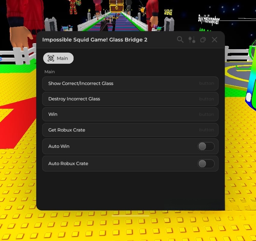 Impossible Squid Game! Glass Bridge 2: Auto Win, Win, Show Correct Glass