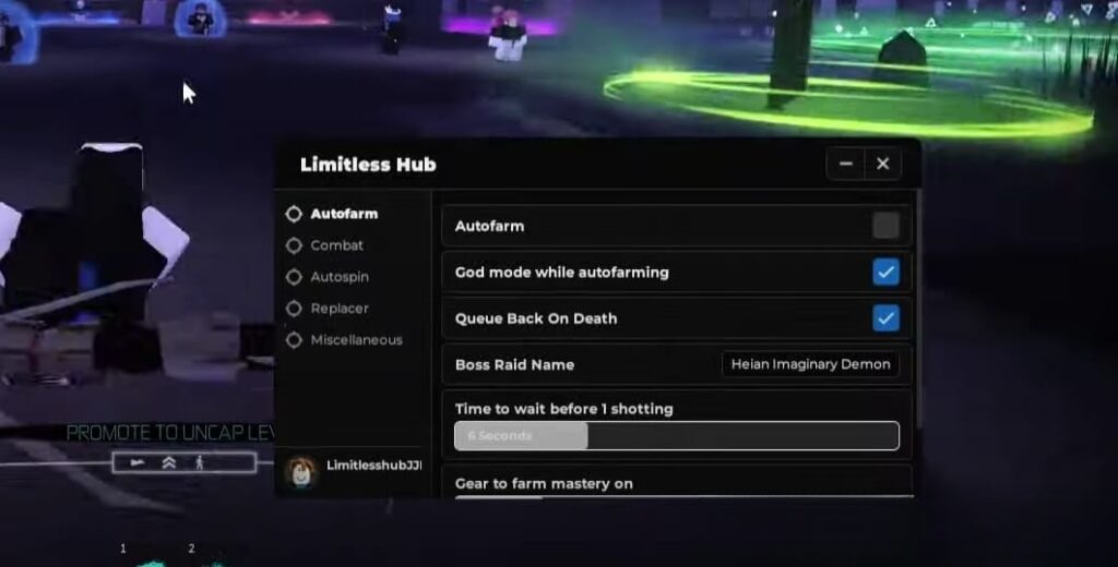 Jujutsu Infinite: Autofarm, Gamepass Giver, Innate Replacer Script