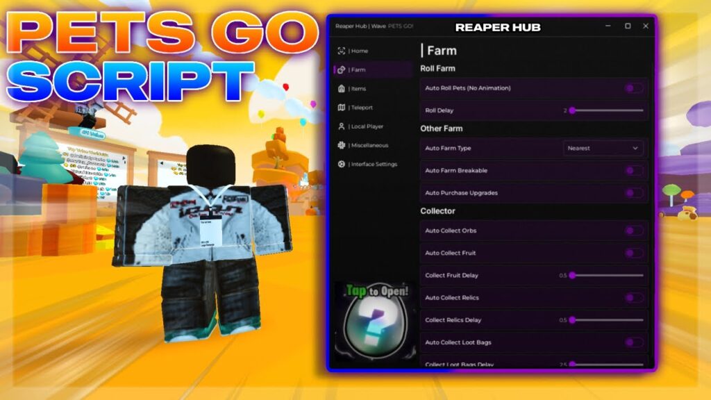 REAPER – Pets Go Script 2025 Update Magma Auto Farm
