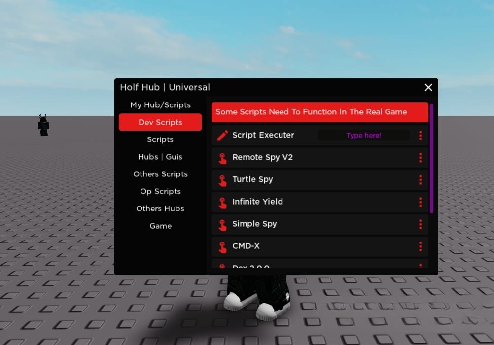 Roblox: Holf Hub Script