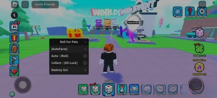 Roll for Pets: Auto Farm, Auto Collect Mobile Script