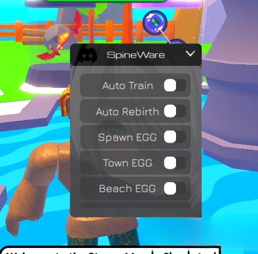 Strong Muscle Simulator: Auto Train, Spawn Egg, Auto Rebirth Script