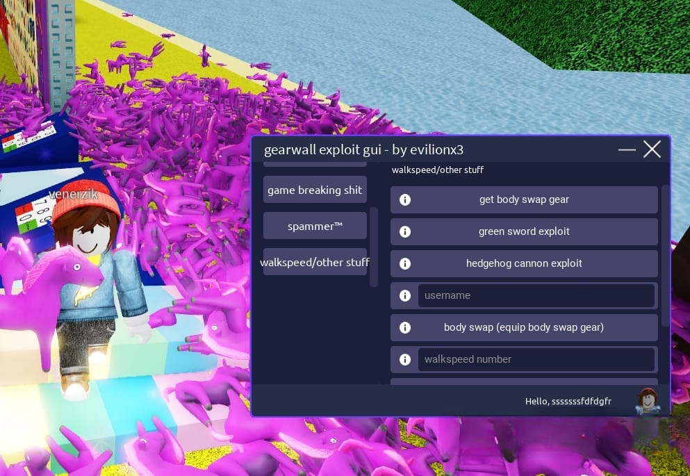 Test All Gears!: Crash server, Speed hack & More Script