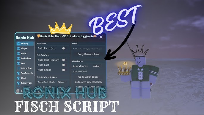 Ronix Hub Fisch Mobile Script