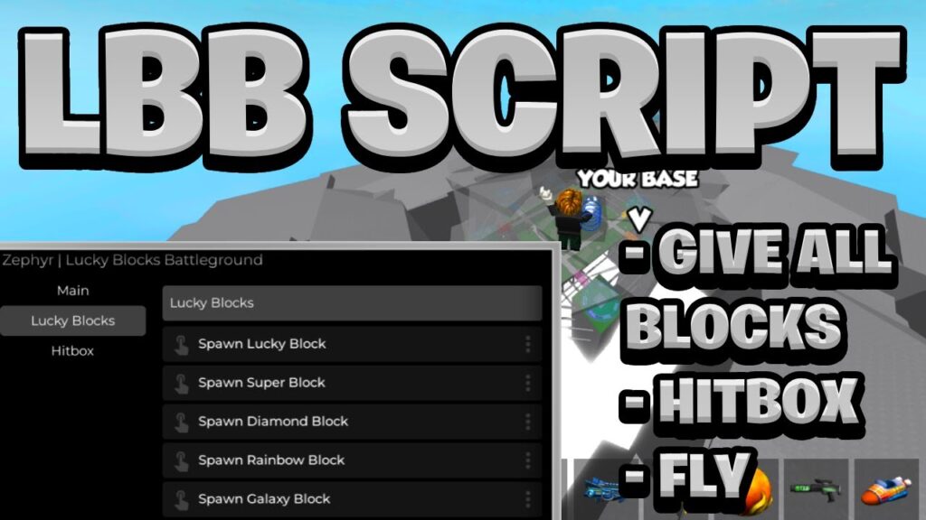 LUCKY BLOCKS Battlegrounds: Auto Block, Player Features