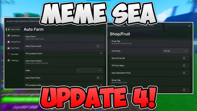 Meme Sea: Auto Farm, Auto Stats & More