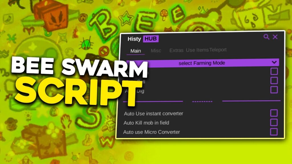 Bee Swarm Simulator: Auto Farm, Teleport
