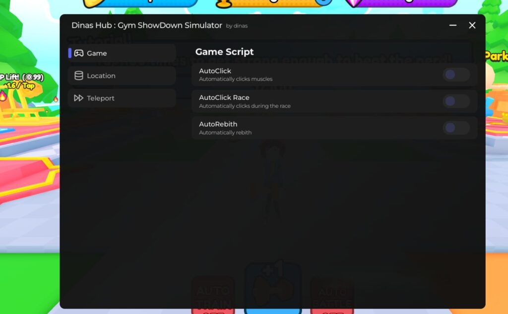 Gym Showdown Simulator: Auto Farm, Auto Race