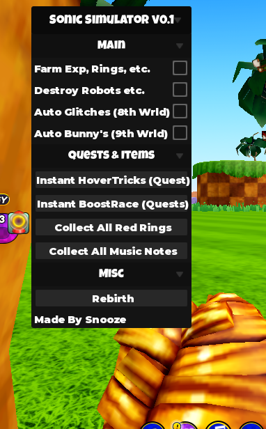 Sonic Speed Simulator
