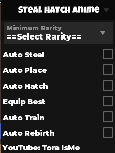 Steal and Hatch Anime Eggs